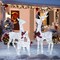 53.3-in Freestanding Reindeer Yard Decoration with White LED Lights